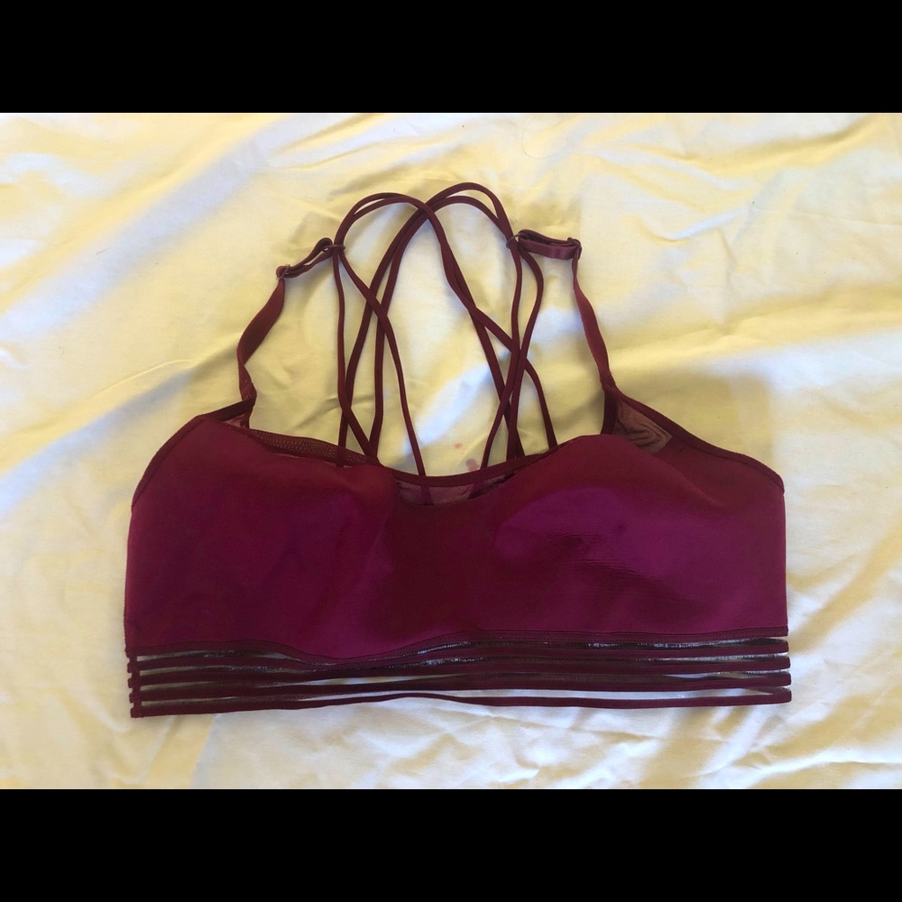 Pink Sports bra